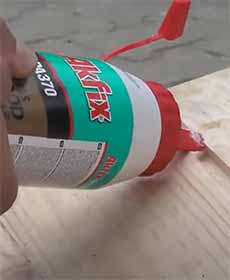 Akfix RNAB0B82GGNGP akfix white pva glue bottle, water resistant strong  adhesive, wood glue for woodworking, furniture, crafts, hardwood floor re
